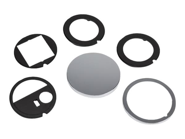 Bachmann PIX round cover set - Skydd till uttag för nedsänkt montering - rostfritt stål
