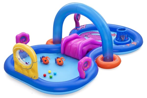Bestway 53167, Oppblåsbart spillsenter, 2 år, Polyvinylklorid (PVC), Flerfarget