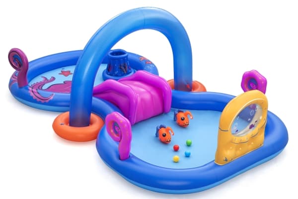 Bestway 53167, Oppblåsbart spillsenter, 2 år, Polyvinylklorid (PVC), Flerfarget