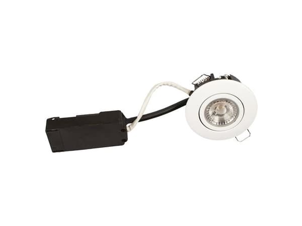 Scan Products Luna LP - Utspart taksøkelys - LED - 6.2 W - klasse G - 3000 K - rund - matt hvit