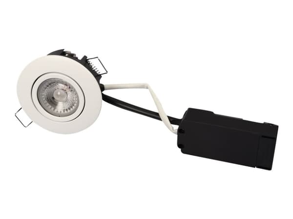 Scan Products Luna LP - Utspart taksøkelys - LED - 6.2 W - klasse G - 3000 K - rund - matt hvit