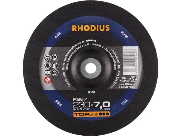 Rhodius 205718 RS67 Skrubbrondell 10 st