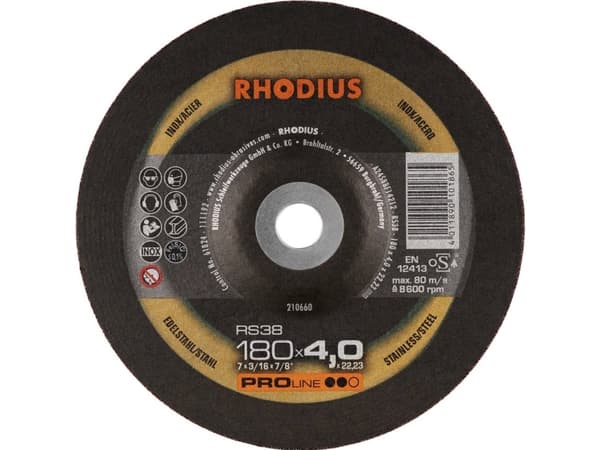 Rhodius 210660 RS38 Skrubskive 10 stk