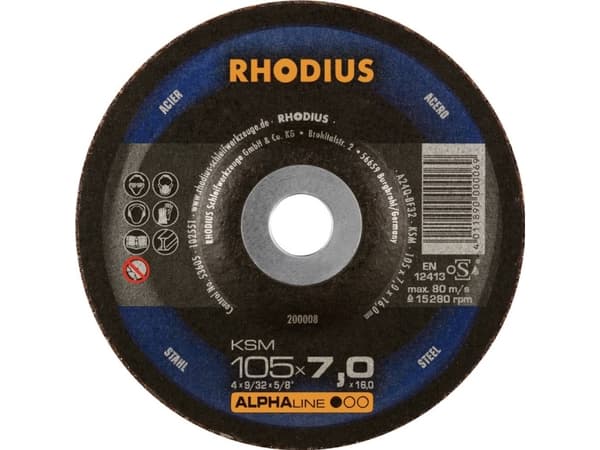Rhodius 200008 KSM Skrubskive 25 stk