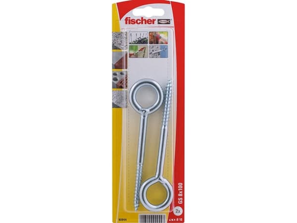 Fischer 90944, Skruvsats, Förzinkat stål, Trä, Allmän användning, Zink, SX 10