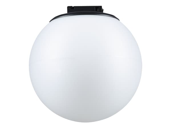 ULine BALL LED-systemarmatur 8W 795lm 3000K 150mm IP20 48V svart / aluminium Sort, Hvit