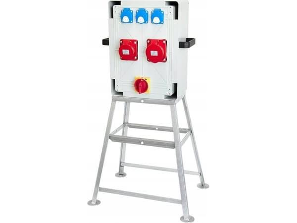 ELS Elektrotechnika Kannettava rakennuskytkin + 32A/5 + 16A/5 + 3*GS 230V + differentiaali, P32C11C11CF63TRGS, P32C11C11CF63TRGS