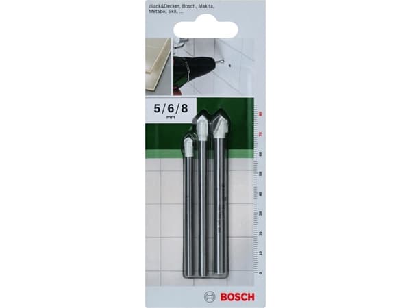 Bosch FLISEBORSÆT EXPERT 3 DELE 5/6/8MM GL