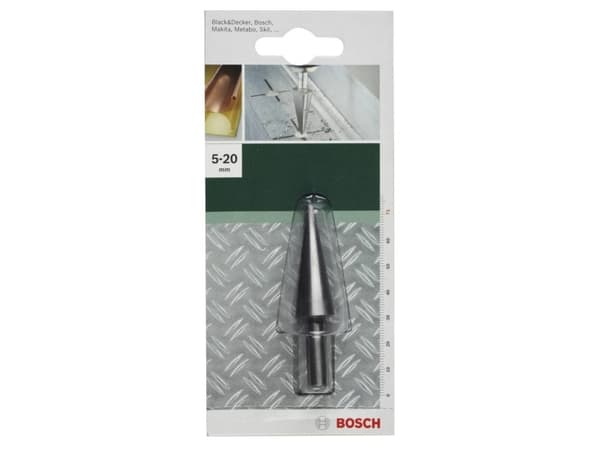 Bosch 2609255120, Drill, Konisk bor for metallplatearbeid, Høyrehåndsrotasjon, 2 cm, 71 mm, Metall, Plast
