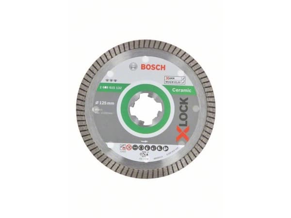 Bosch DIAMANTSKIVE X-LOCK GRES BEST 125X22,2MM