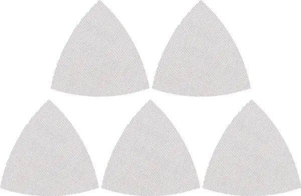 Bosch Expert M480 Net - Sandpapper - 5 delar - delta - grus: P100 - 93 mm