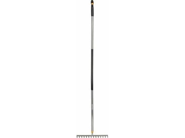 Moottorisaha Fiskars Ergonominen multaharava, kaareva
