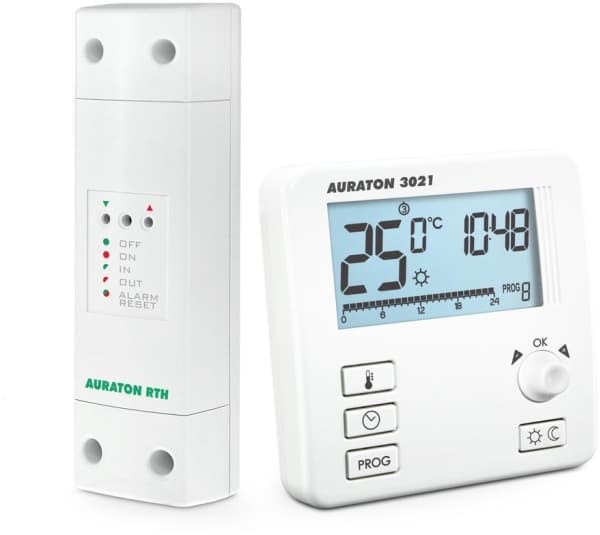 Auraton 3021 RTH Ohjelmoitava viikoittainen langaton lämpötilan säädin