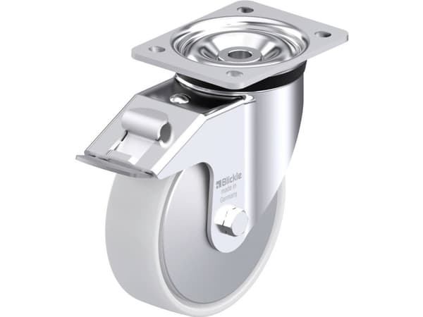 Blickle 750262 LK-PO 160G-FI-FA Teräksinen kääntöpyörä Pyörän halkaisija: 160 mm Kantavuus (max.): 450 kg 1 kpl