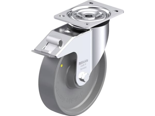 Blickle 752200 L-PO 200K-FI-ELS Teräksinen kääntöpyörä Pyörän halkaisija: 200 mm Kantavuus (max.): 400 kg 1 kpl