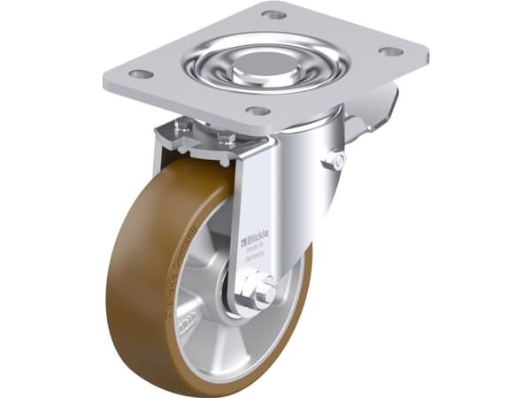 Blickle 917986 LH-ALB 125K-3-ST Teräksinen kääntöpyörä Pyörän halkaisija: 125 mm Kantavuus (max.): 550 kg 1 kpl