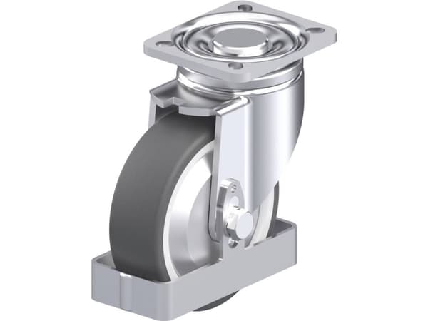 Blickle 920839 LH-POTH 125K-1-FA-FS Teräksinen kääntöpyörä Pyörän halkaisija: 125 mm Kantavuus (max.): 350 kg 1 kpl