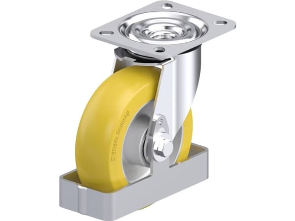 Blickle 931202 L-ALTH 125K-CO-FS Teräksinen kääntöpyörä Pyörän halkaisija: 125 mm Kantavuus (max.): 250 kg 1 kpl