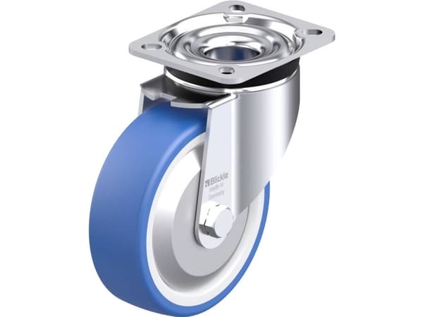 Blickle 936391 LK-POTHS 125KA-1-FA Teräksinen kääntöpyörä Pyörän halkaisija: 125 mm Kantavuus (max.): 275 kg 1 kpl