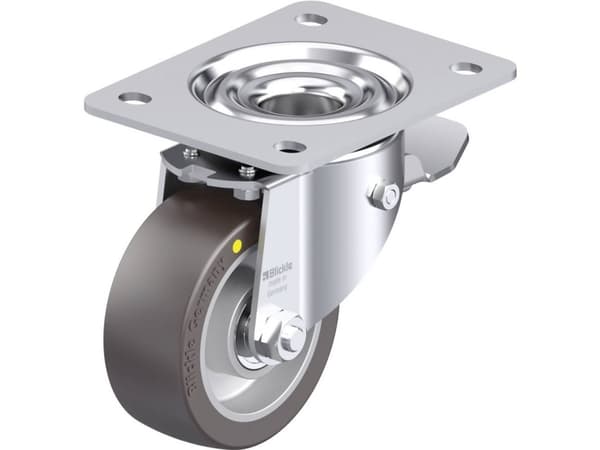 Blickle 936482 LK-ALST 100K-3-ST-AS Teräksinen kääntöpyörä Pyörän halkaisija: 100 mm Kantavuus (max.): 320 kg 1 kpl