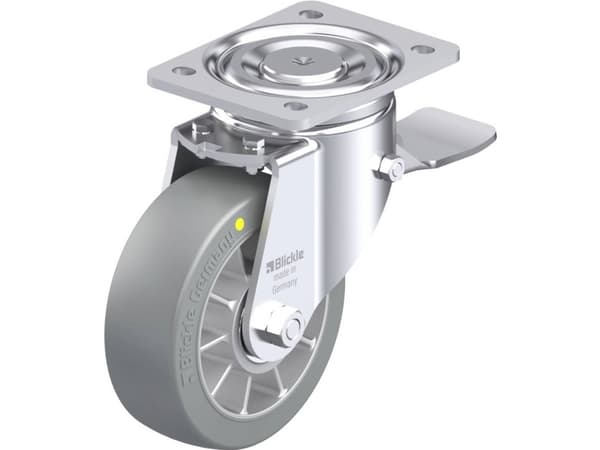 Blickle 936674 LH-ALTH 152K-ST-AS Teräksinen kääntöpyörä Pyörän halkaisija: 150 mm Kantavuus (max.): 900 kg 1 kpl
