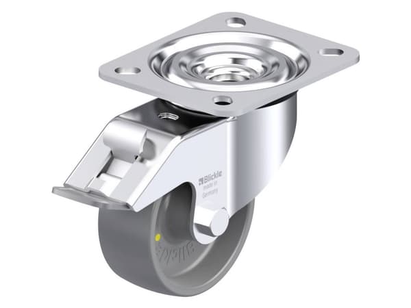 Blickle 936914 L-PO 80G-FI-ELS Teräksinen kääntöpyörä Pyörän halkaisija: 80 mm Kantavuus (max.): 220 kg 1 kpl