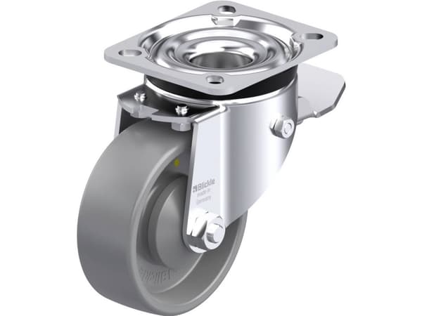 Blickle 936931 LK-PO 100KA-1-ST-ELS Teräksinen kääntöpyörä Pyörän halkaisija: 100 mm Kantavuus (max.): 280 kg 1 kpl