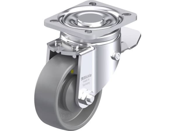 Blickle 936986 LH-PO 100KA-1-ST-ELS Teräksinen kääntöpyörä Pyörän halkaisija: 100 mm Kantavuus (max.): 280 kg 1 kpl