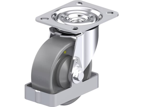 Blickle 938317 L-PO 100KA-ELS-FS Teräksinen kääntöpyörä Pyörän halkaisija: 100 mm Kantavuus (max.): 250 kg 1 kpl