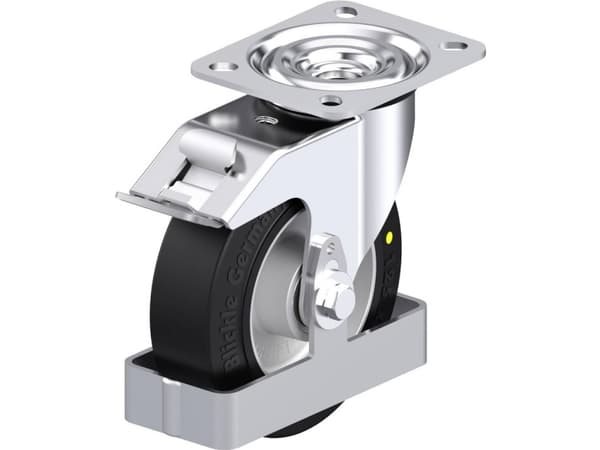 Blickle 938509 L-ALEV 125K-FI-EL-FS Teräksinen kääntöpyörä Pyörän halkaisija: 125 mm Kantavuus (max.): 250 kg 1 kpl