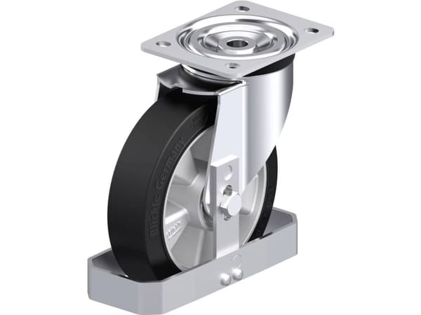 Blickle 938528 L-ALEV 180K-FS Teräksinen kääntöpyörä Pyörän halkaisija: 180 mm Kantavuus (max.): 400 kg 1 kpl