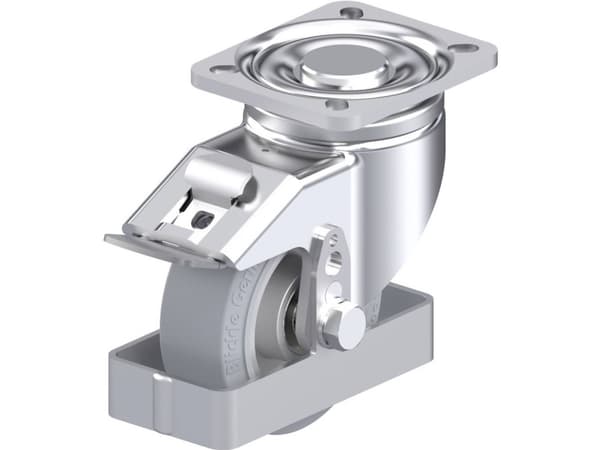Blickle 938575 LH-ALEV 100K-1-FI-SG-FS Teräksinen kääntöpyörä Pyörän halkaisija: 100 mm Kantavuus (max.): 200 kg 1 kpl