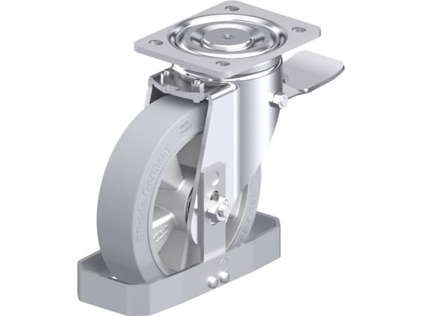 Blickle 938638 LH-ALEV 180K-ST-SG-FS Teräksinen kääntöpyörä Pyörän halkaisija: 180 mm Kantavuus (max.): 450 kg 1 kpl
