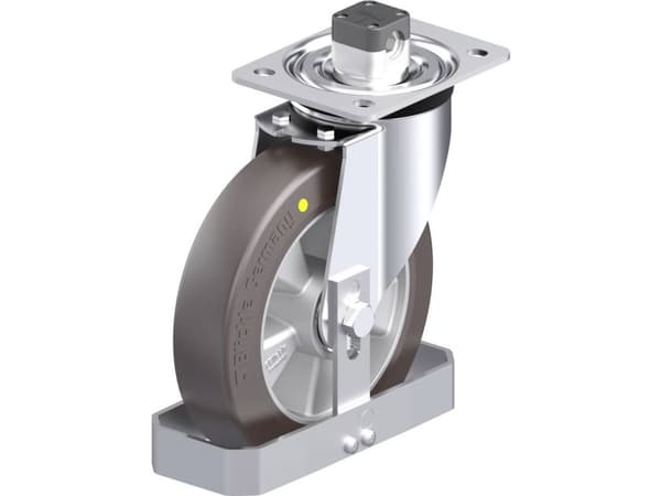 Blickle 939158 L-ALST 200K-CS11-AS-FS Teräksinen kääntöpyörä Pyörän halkaisija: 200 mm Kantavuus (max.): 400 kg 1 kpl