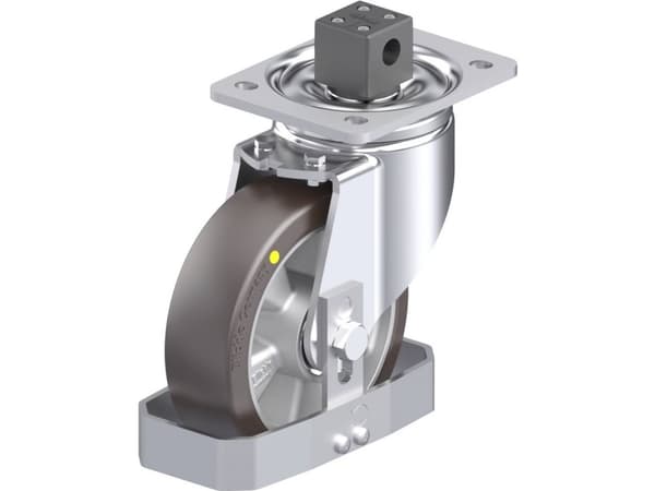Blickle 939191 LH-ALST 160K-CS13-AS-FS Ohjauspyörä terästä Pyörän halkaisija: 160 mm Kantavuus (max.): 580 kg 1 kpl