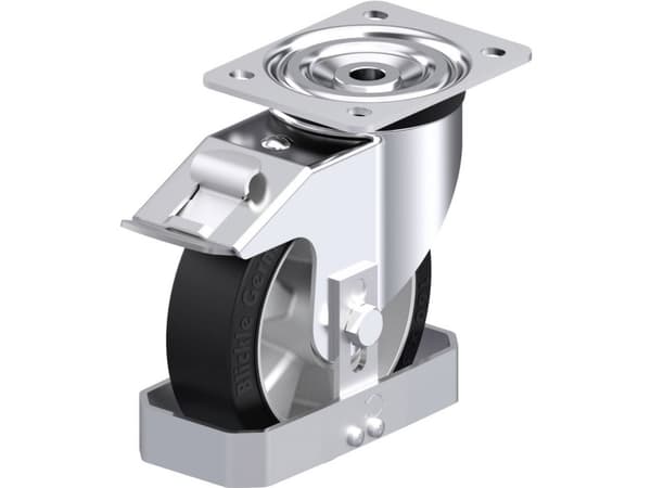 Blickle 843179 L-ALEV 160K-FI-FS Teräksinen kääntöpyörä Pyörän halkaisija: 160 mm Kantavuus (max.): 400 kg 1 kpl