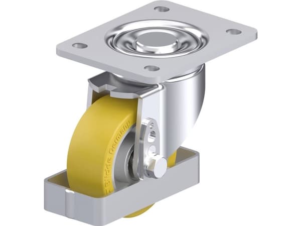 Blickle 847355 LH-ALTH 101K-3-FS Ohjauspyörä terästä Pyörän halkaisija: 100 mm Kantavuus (max.): 420 kg 1 kpl
