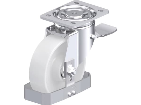 Blickle 849299 LH-PO 160K-ST-FS Teräksinen kääntöpyörä Pyörän halkaisija: 160 mm Kantavuus (max.): 450 kg 1 kpl