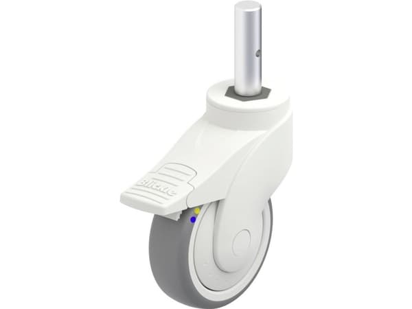 Blickle 849300 LWKXE-TPA 101XKF-FI-ELS-ZAX51 Styrehjul i plast Hjuldiameter: 100 mm Bæreevne (maks.): 70 kg 1 stk