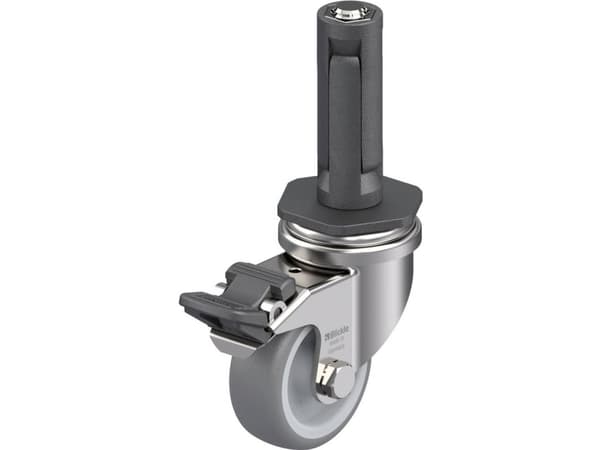 Blickle 849309 LRXA-TPA 50G-FI-EXR02 Kääntyvä laitepyörä ruostumatonta terästä Pyörän halkaisija: 50 mm Kantavuus (max.): 50 kg 1 kpl