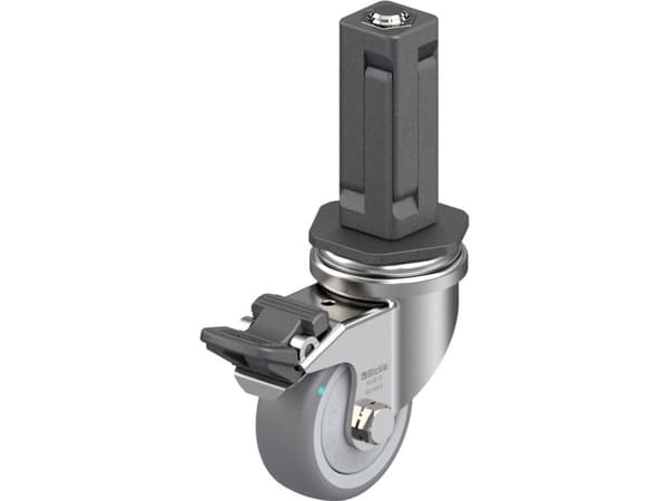 Blickle 849472 LRXA-TPA 50KFD-FI-EXV03 Kääntyvä laitepyörä ruostumatonta terästä Pyörän halkaisija: 50 mm Kantavuus (max.): 50 kg 1 kpl