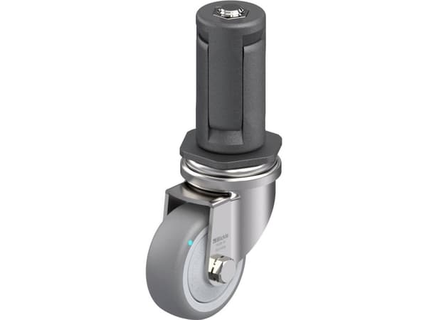 Blickle 849498 LRXA-TPA 50KFD-EXR04 Kääntyvä laitepyörä ruostumatonta terästä Pyörän halkaisija: 50 mm Kantavuus (max.): 50 kg 1 kpl