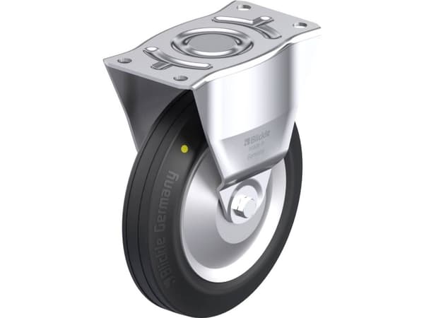 Blickle 849836 B-V 252R-EL-FA Kiinteä teräspyörä Pyörän halkaisija: 250 mm Kantavuus (max.): 295 kg 1 kpl