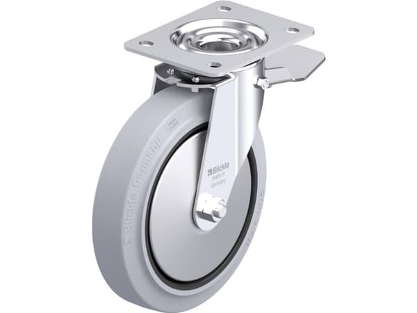 Blickle 850275 LE-POEV 200XR-ST-SG-FA Ohjauspyörä terästä Pyörän halkaisija: 200 mm Kantavuus (max.): 300 kg 1 kpl