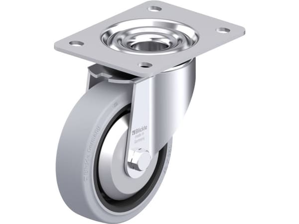 Blickle 851181 LK-POEV 125KAD-3-SG-FA Ohjauspyörä terästä Pyörän halkaisija: 125 mm Kantavuus (max.): 250 kg 1 kpl