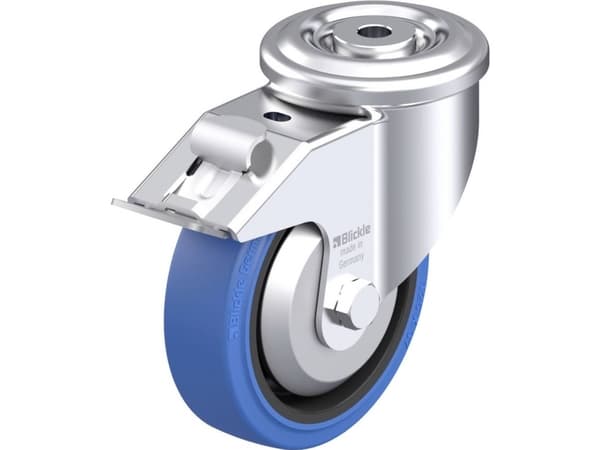 Blickle 851528 LKR-POEV 125R-FI-SB-FA Teräksinen kääntöpyörä Pyörän halkaisija: 125 mm Kantavuus (max.): 250 kg 1 kpl