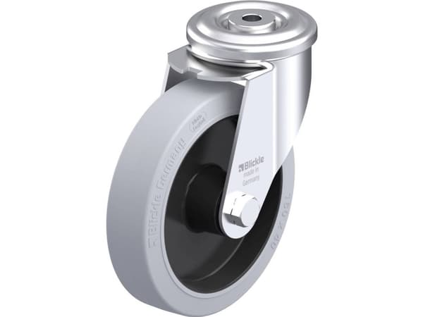 Blickle 879849 LER-POEV 161R-SG Teräksinen kääntöpyörä Pyörän halkaisija: 160 mm Kantavuus (max.): 300 kg 1 kpl