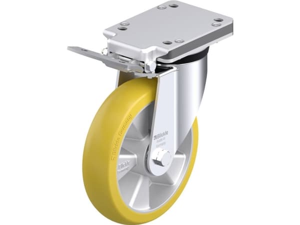 Blickle 881121 LK-ALTH 200K-IS-CO Teräksinen kääntöpyörä Pyörän halkaisija: 200 mm Kantavuus (max.): 600 kg 1 kpl