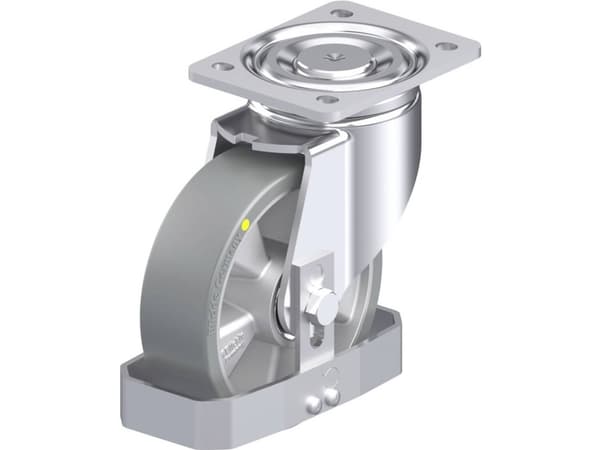 Blickle 881165 LH-ALTH 160K-AS-FS Teräksinen kääntöpyörä Pyörän halkaisija: 160 mm Kantavuus (max.): 750 kg 1 kpl