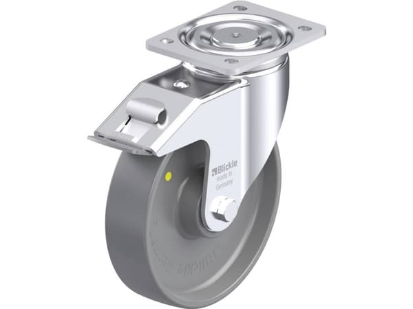 Blickle 881680 LH-PO 200K-FI-ELS Teräksinen kääntöpyörä Pyörän halkaisija: 200 mm Kantavuus (max.): 600 kg 1 kpl